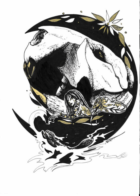 Beaver totem woman shaman