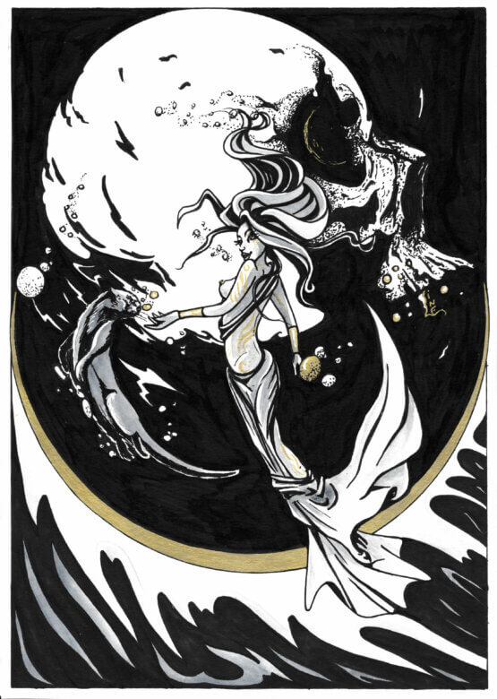Otter totem woman shaman