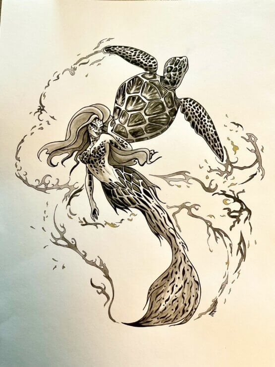 Turtle totem woman shaman – Image 2