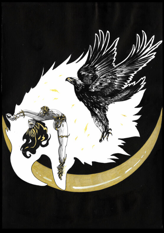 Eagle totem woman shaman