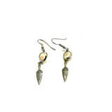 Boucles d'oreille véritable Œil de Sainte Lucie Corse, porte-bonheur